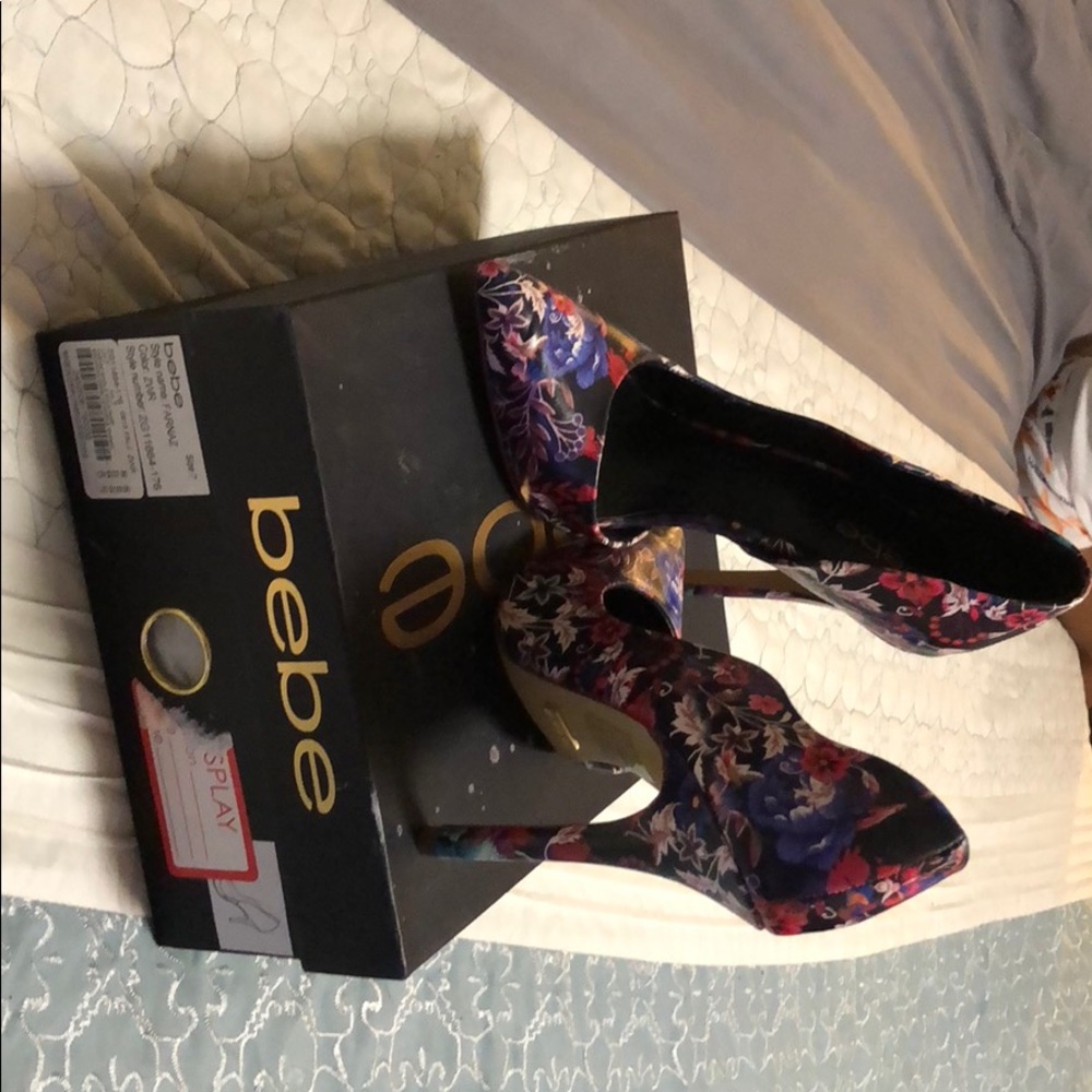 Floral shoes